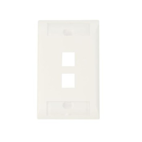 FACEPLATE COMMSCOPE BLANCO ALPINO 2 PUERTOS SL 1-2111009-3