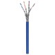 BOBINA CABLE DE RED INTELLINET CAT 6A SFTP 305M SOLIDA AZUL 705042