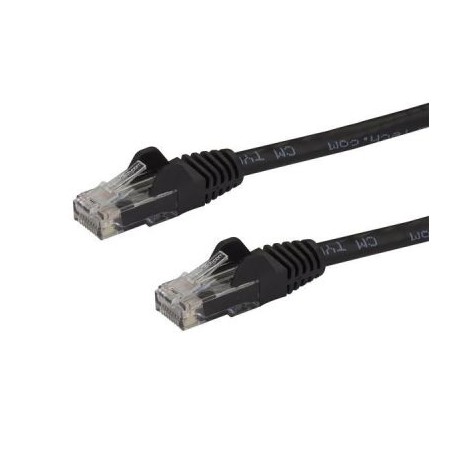 PATCHCORD STARTECH 100MBPS CAT6 ETHERNET RJ45 50CM NEGRO N6PATC50CMBK