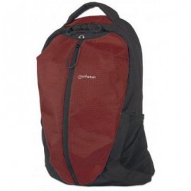 MOCHILA MANHATTAN 15.6" AIRPACK NYLON, NEGRO/ROJO 439725