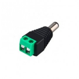 ADAPTADOR TIPO JACK BROBOTIX 170144 PLUG VCD MACHO NEGRO COBRE