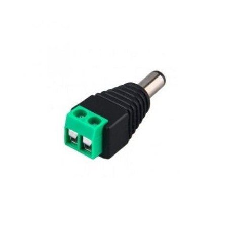 ADAPTADOR TIPO JACK BROBOTIX 170144 PLUG VCD MACHO NEGRO COBRE