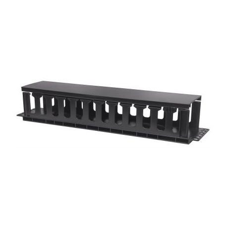 ORGANIZADOR DE CABLES HORIZONTAL 19" 2U PLASTICO INTELLINET 714686