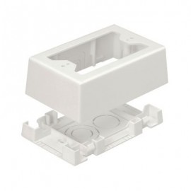CAJA APARENTE PANDUIT JBX3510WH-A COLOR BLANCO DE PVC