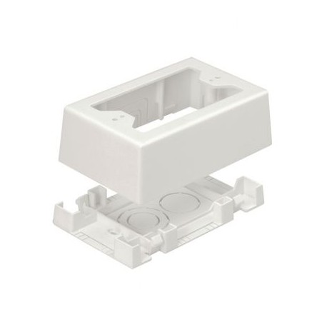 CAJA APARENTE PANDUIT JBX3510WH-A COLOR BLANCO DE PVC