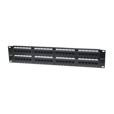 PANEL PARCHEO INTELLINET CAT-6, 48 PTOS 2 NIV. RACK 560283