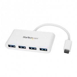 HUB STARTECH USB 3.0 4 PUERTOS USB-C A 4X USB 5000 MBIT/S BLANCO
