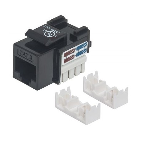 JACK INTELLINET CAT 6  DE IMPACTO (KEYSTONE) NEGRO (210720)