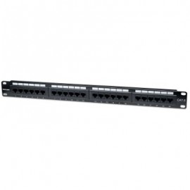 PANEL DE PARCHEO INTELLINET CAT-6 24 PTOS 1 NIV RACK 520959