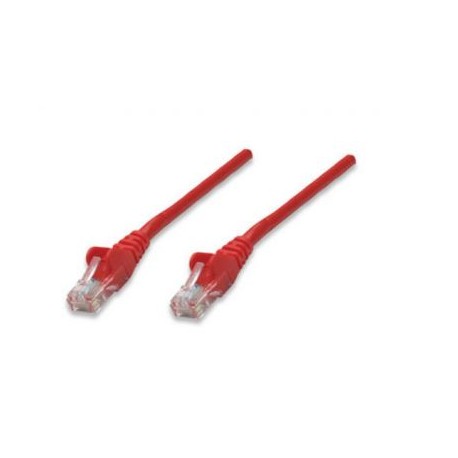 CABLE PATCH CAT 5E, UTP 10.0F (3.0MTS) INTELLINET COLOR ROJO 319799