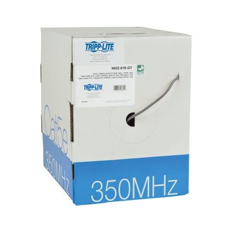 BOBINA DE CABLE CAT5 TRIPP LITE 305M GRIS N022-01K-GY