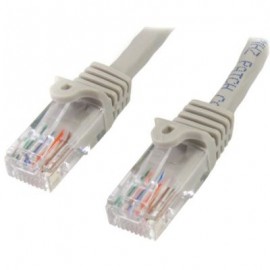CABLE PATCH STARTECH 0.5M GRIS CAT5E RJ-45 MACHO 45PAT50CMGR