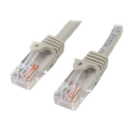 CABLE PATCH STARTECH 0.5M GRIS CAT5E RJ-45 MACHO 45PAT50CMGR