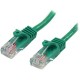 CABLE PATCH STARTECH 0.5M VERDE CAT5E RJ-45 MACHO 45PAT50CMGN