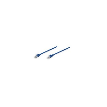 CABLE PATCH CAT 5E, UTP 0.5F (0.15MTS) INTELLINET COLOR AZUL 347365