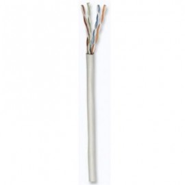 BOBINA CABLE UTP CAT 6 CCA INTELLINET GRIS 23 AWG 305 MTS 704663
