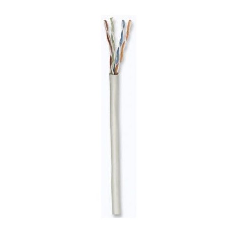 BOBINA CABLE UTP CAT 6 CCA INTELLINET GRIS 23 AWG 305 MTS 704663