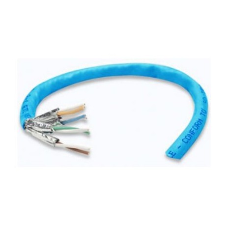 BOBINA CABLE UTP CAT 6 CCA, INTELLINET COLOR AZUL 23 AWG 305MTS 704670