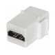 JACK COPLE HDMI HEMBRA A HEMBRA TIPO KEYSTONE INTELLINET BLANCO 771351