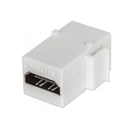JACK COPLE HDMI HEMBRA A HEMBRA TIPO KEYSTONE INTELLINET BLANCO 771351