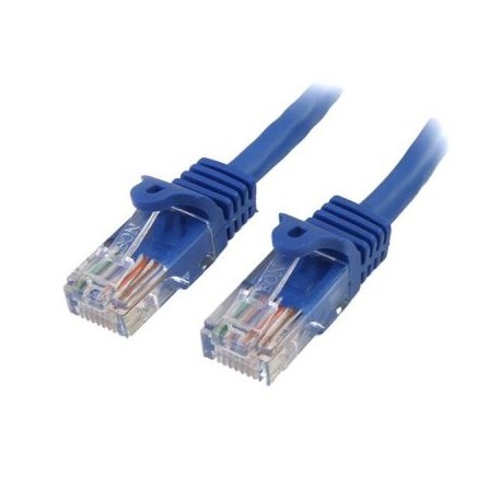 STARTECH CABLE DE RED 1.8M CAT5e UTP RJ45 MOLDEADO AZUL RJ45PATCH6