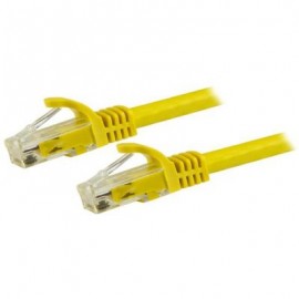 STARTECH CABLE DE RED 30CM AMARILLO CAT6 RJ45 SIN ENGANCHES N6PATCH1YL