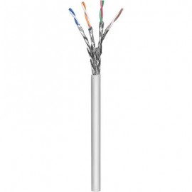 BOBINA CABLE DE RED INTELLINET CAT 6A SFTP 305M SOLIDA GRIS 705066