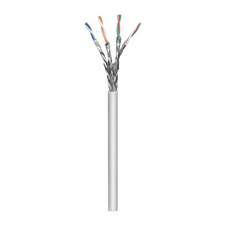 BOBINA CABLE DE RED INTELLINET CAT 6A SFTP 305M SOLIDA GRIS 705066