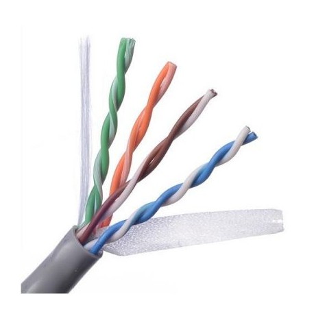 BOBINA DE CABLE UTP BELDEN CAT6+ 2412 008A1000 305M GRIS