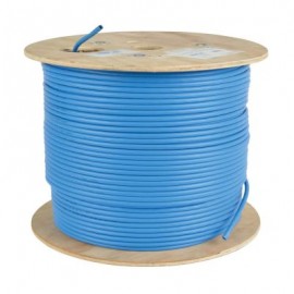 CABLE A GRANEL DE PVC CMR SIN BLINDAJE CAT6A AZUL 305M