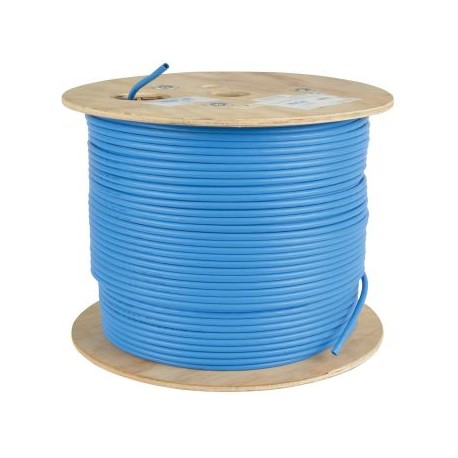 CABLE A GRANEL DE PVC CMR SIN BLINDAJE CAT6A AZUL 305M