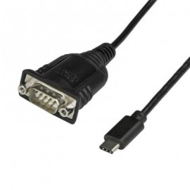 CABLE STARTECH USB C MACHO - DB-9 MACHO 40CM NEGRO ICUSB232C