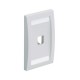 PLACA EJECUTIVA PANDUIT CFPE1IWY COLOR BLANCO PARA PARED 1 RANURA