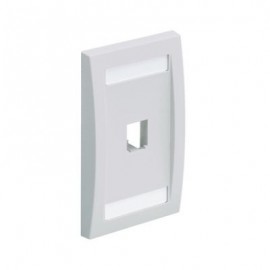 PLACA EJECUTIVA PANDUIT CFPE1IWY COLOR BLANCO PARA PARED 1 RANURA
