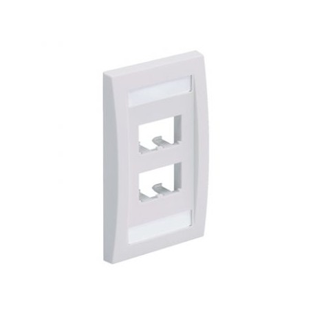 PLACA EJECUTIVA PANDUIT CFPE4WHY COLOR BLANCO PARA PARED 4 RANURAS