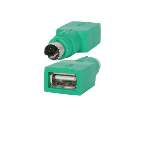 ADAPTADOR STARTECH PS/2 MACHO A USB A HEMBRA VERDE GC46FM