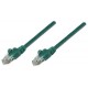CABLE PATCH CAT 5E, UTP 3.0F (1.0MTS) INTELLINET COLOR VERDE 318945