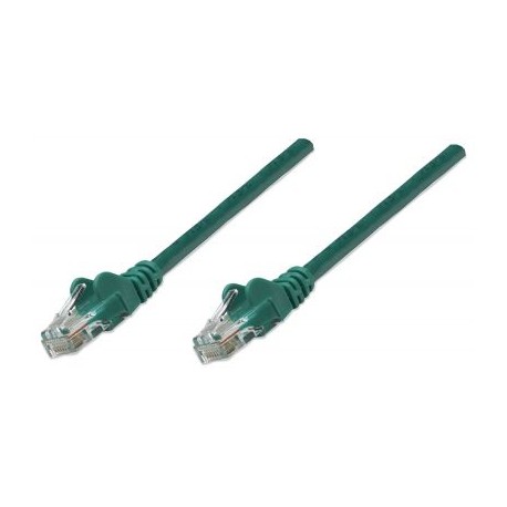 CABLE PATCH CAT 5E, UTP 3.0F (1.0MTS) INTELLINET COLOR VERDE 318945