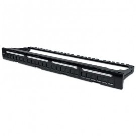 PANEL DE PARCHEO INTELLINET RJ45 CAT5E KEYSTONE 24 PTOS 720427
