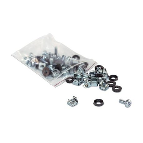 TORNILLOS INTELLINET M6 TUERCA ENJAULADA PAQ 50 GABINETE Y RACK 711081