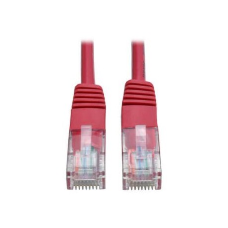 CABLE PATCH TRIPP LITE CAT5E UTP RJ-45 MACHO 90CM ROJO N002-003-RD