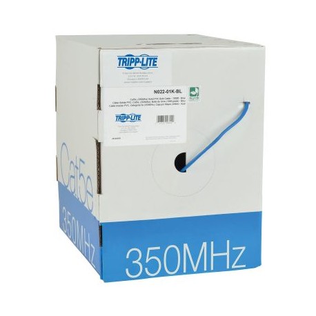 BOBINA DE CABLE TRIPP LITE CAT5E 305 METROS AZUL N022-01K-BL
