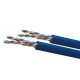 CABLE UTP WAM CAT6-AZUL 305 M AZUL INTERIOR 30 COBRE