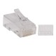 CONECTOR TRIPP LITE CAT6 RJ-45 TRANSPARENTE 100 PIEZAS N230-100