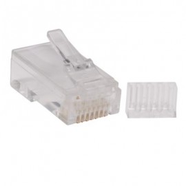 CONECTOR TRIPP LITE CAT6 RJ-45 TRANSPARENTE 100 PIEZAS N230-100