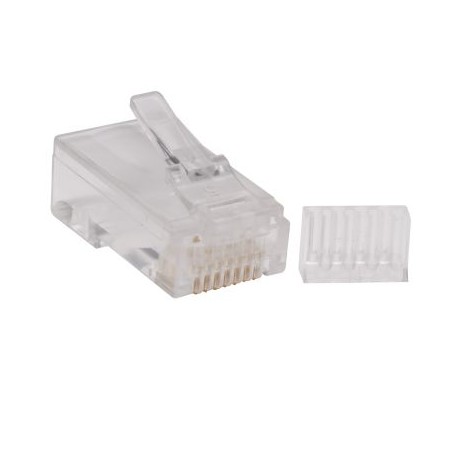 CONECTOR TRIPP LITE CAT6 RJ-45 TRANSPARENTE 100 PIEZAS N230-100