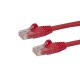CABLE PATCH STARTECH DE 0.5M ROJO CAT6 RJ-45 MACHO N6PATC50CMRD