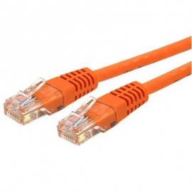 CABLE 30.4M GIGABIT CAT6 UTP RJ45 MOLD NARANJA  STARTECH C6PATCH100OR