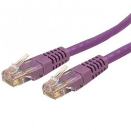 CABLE 3M GIGABIT  RED  CAT6 UTP RJ45  MORADO  STARTECH C6PATCH10PL