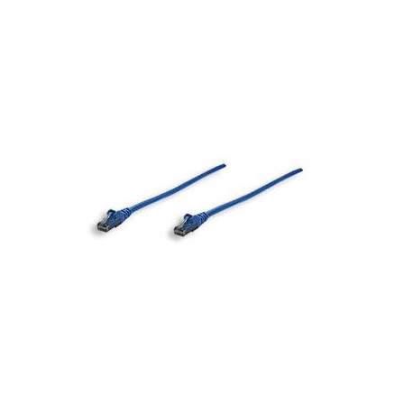 CABLE PATCH CAT 6, UTP 0.5F (0.15MTS) INTELLINET COLOR AZUL 347433
